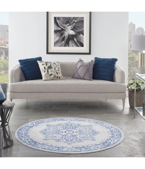 Nourison Whimsicle Area Rug WHS03-Grey Blue