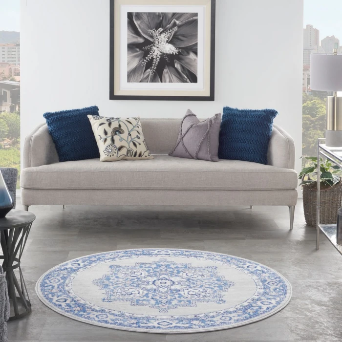 Nourison Whimsicle Area Rug WHS03-Grey Blue