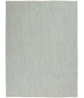 Nourison Courtyard Area Rug COU01-Ivory Aqua