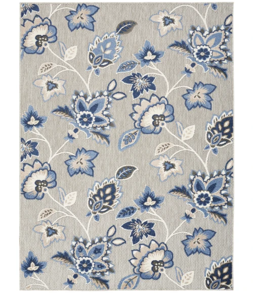 Nourison Aloha Area Rug ALH31 Blue Grey