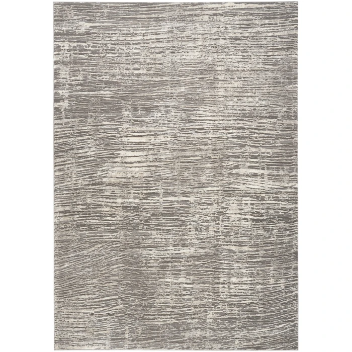 Nourison Sustainable Trends Ivory Grey SUT01 6 ft. X 9 ft. Rect. Rug