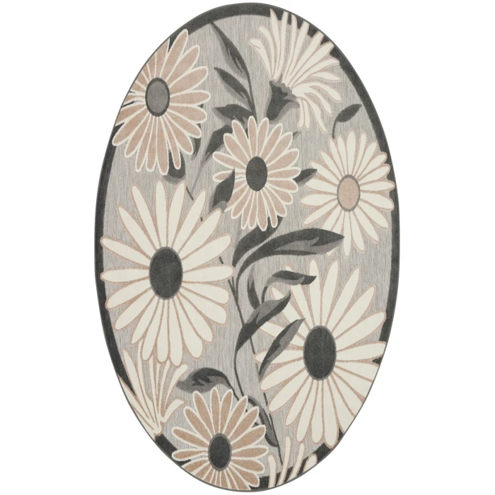 Nourison Aloha Beige ALH33 7’10” Round Rug