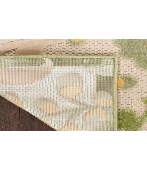 Nourison Aloha Ivory Green ALH17 10 ft. X 14 ft. Rectangle Rug