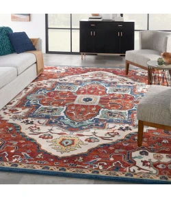 Nourison Home Parisa PSA01 Brick Ivory 12 ft. X 15 ft. Area Rug