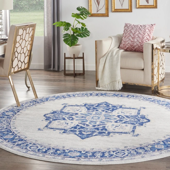 Nourison Whimsicle Area Rug WHS03-Ivory Blue