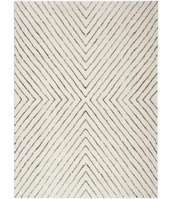 Nourison Home Modern Comfort MNC01 Ivory Black 7 ft. 10 in. X 9 ft. 10 in. Area Rug