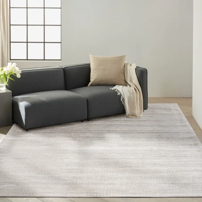Calvin Klein Valley Silver VLL01 10 ft. X 14 ft. Rect. Rug