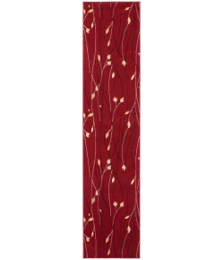 Nourison Home Grafix GRF15 Red 2 ft. 3 in. X 10 ft. Area Rug