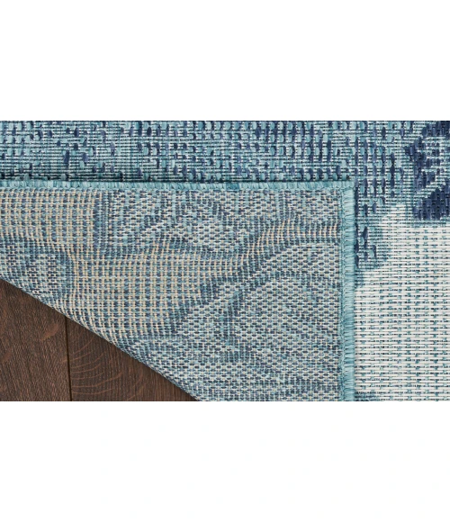 Nourison Garden Oasis Blue GOA04 8 ft. X 10 ft. Rectangle Rug