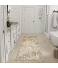 Nourison Astra Machine Washable Rust ASW12 2 ft. 2 in. X 8 ft. Rect. Rug