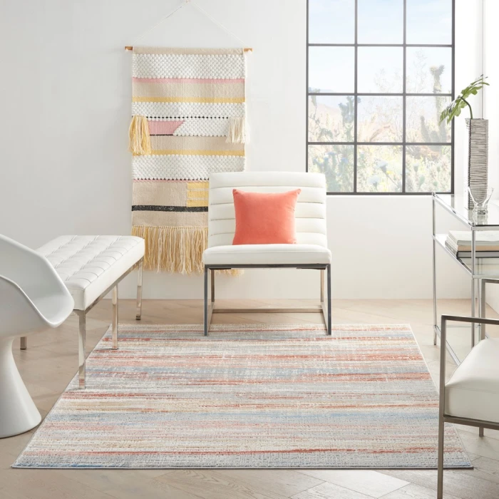 Nourison Elation Area Rug ETN01-Ivory Multicolor