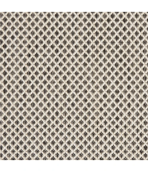 Nourison Courtyard Area Rug COU01-Ivory Charcoal