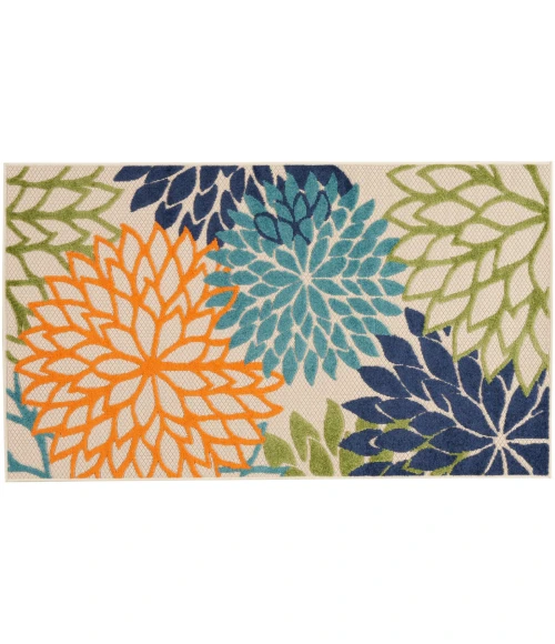 Nourison Aloha Area Rug ALH05 Multicolor 3' x 5'