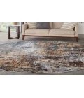 Nourison Astra Machine Washable Multicolor ASW07 7 ft. 10 in. Round Rug