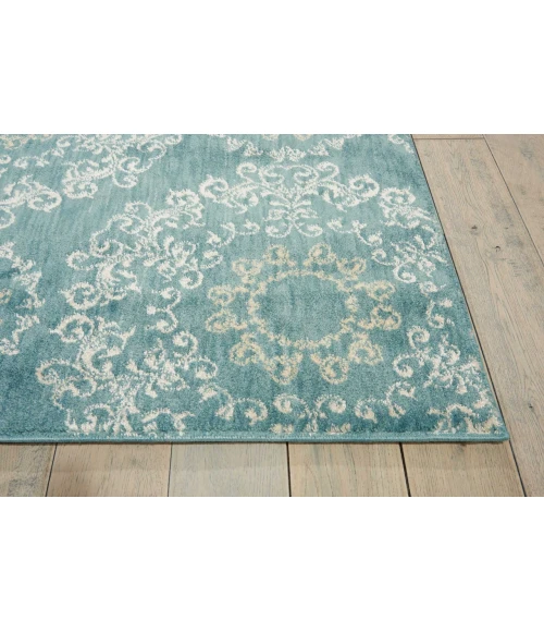 Nourison Home Tranquility Aqua TNQ03 5ft.3in. x 7ft.5in. Rect. Rug