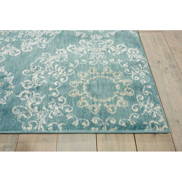 Nourison Home Tranquility Aqua TNQ03 5ft.3in. x 7ft.5in. Rect. Rug