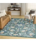 Nourison Home Botanical Washables Green BOT02 4ft. x 6ft. Rect. Rug