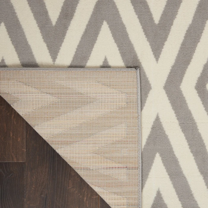 Nourison Grafix Runner Area Rug GRF18-White/Grey