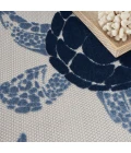 Nourison Aloha Area Rug ALH27 Navy Blue