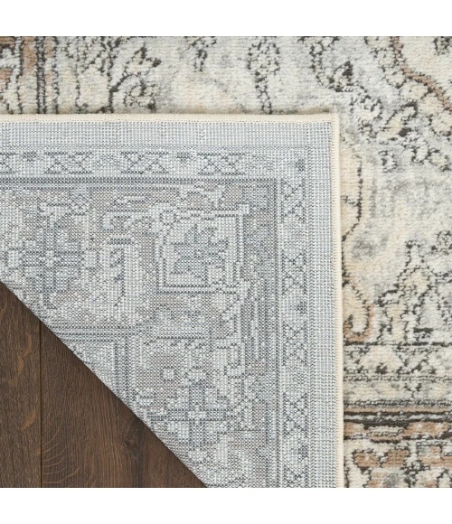 Nourison Quarry Ivory Grey Taupe QUA18 8 ft. Rect. Rug