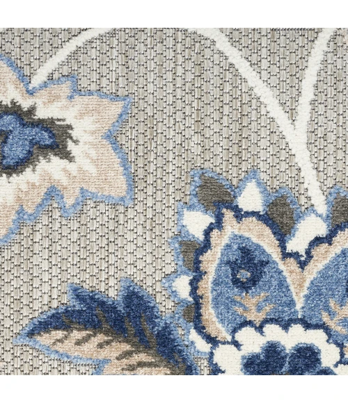 Nourison Aloha Area Rug ALH31 Blue Grey