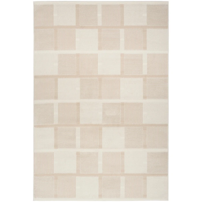 Nourison Home Nordic Ivory Taupe NRC09 4 ft. X 6 ft. Rectangle Rug