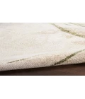 Nourison Astra Machine Washable Beige Green ASW14 4 ft. X 6 ft. Rectangle Rug