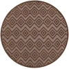 Nourison Home Versatile NRV01 Brown 8 ft. Round Area Rug