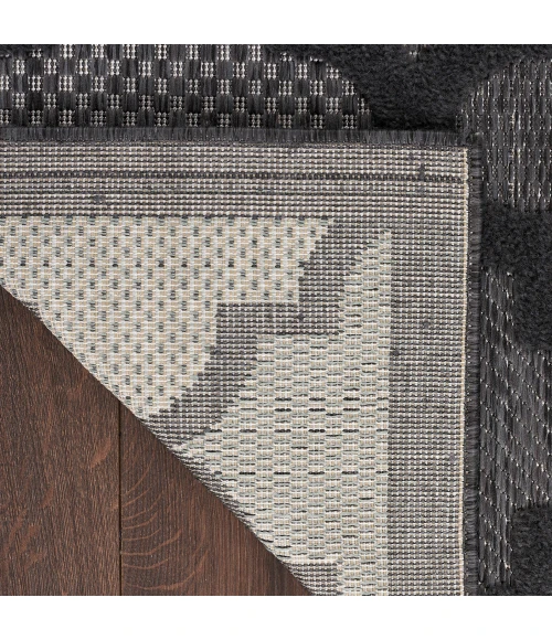 Nourison Easy Care Area Rug NES01 Charcoal/Black