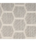 Nourison Twist Reversible Grey TWS01 6 ft. X 9 ft. Rect. Rug