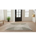 Nourison Astra Machine Washable Ivory Olive ASW03 5 ft. 3 in. X 7 ft. Rectangle Rug