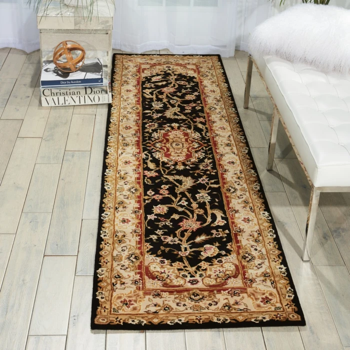 Nourison 2000 Runner Area Rug 2028-Black