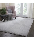 Nourison Malibu Shag Area Rug MSG01-Silver Grey