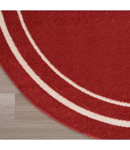 Nourison Nourison Essentials Area Rug NRE02 Brick/Ivory