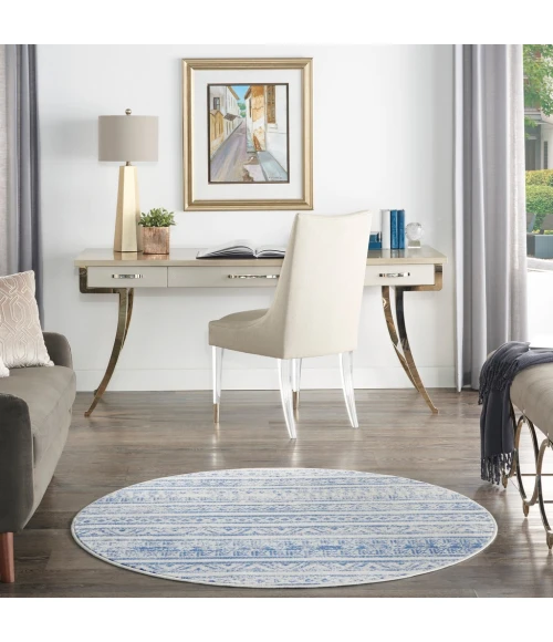 Nourison Whimsicle Area Rug WHS16-Ivory Blue