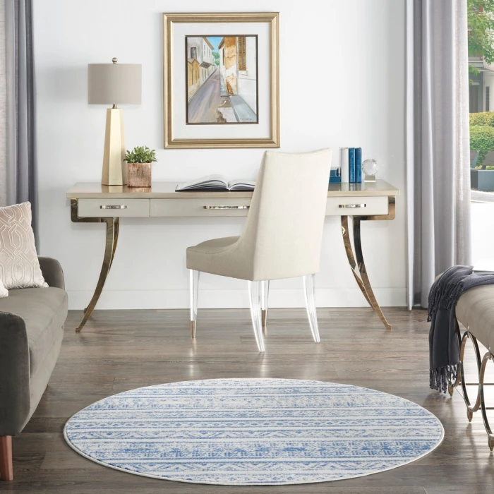 Nourison Whimsicle Area Rug WHS16-Ivory Blue