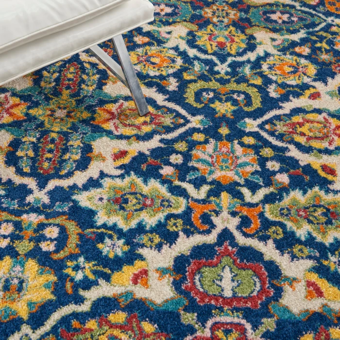 Nourison Allur Area Rug ALR03 Navy Multicolor