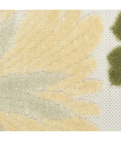 Nourison Aloha Ivory Green ALH42 2 ft. 8 in. X 4 ft. Rect. Rug