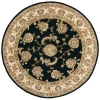 Nourison Home Nourison 2000 2022 Black 4 ft. Round Area Rug