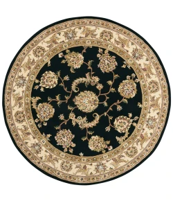 Nourison Home Nourison 2000 2022 Black 4 ft. Round Area Rug