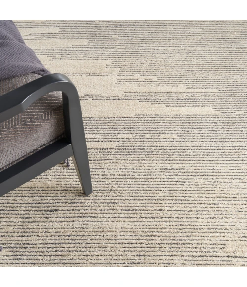 Michael Amini Ma30 Star Area Rug SMR02 Ivory/Grey