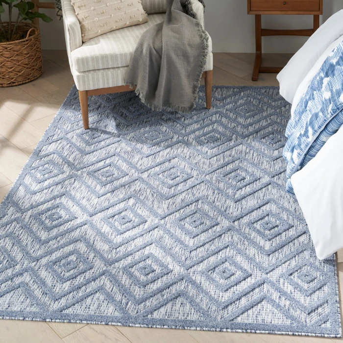 Nourison Versatile Area Rug NRV01 Denim Blue