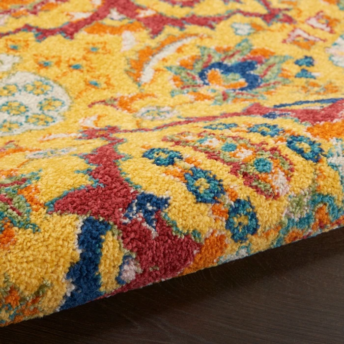 Nourison Allur Area Rug ALR03-Yellow Multicolor
