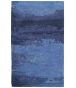 Calvin Klein Home Luster Wash SW18 Indigo 3 ft. X 5 ft. Area Rug