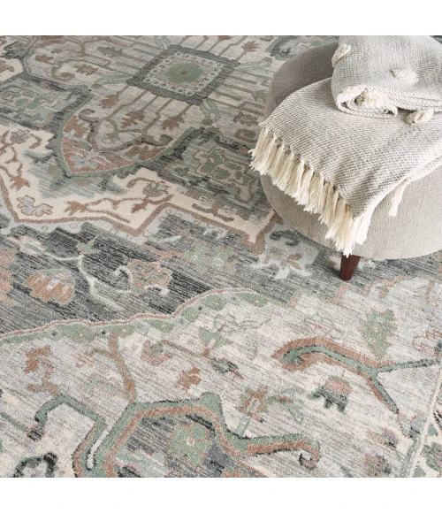 Nourison Parisa Area Rug PSA01 Grey Sage 8'6" x 11'6"