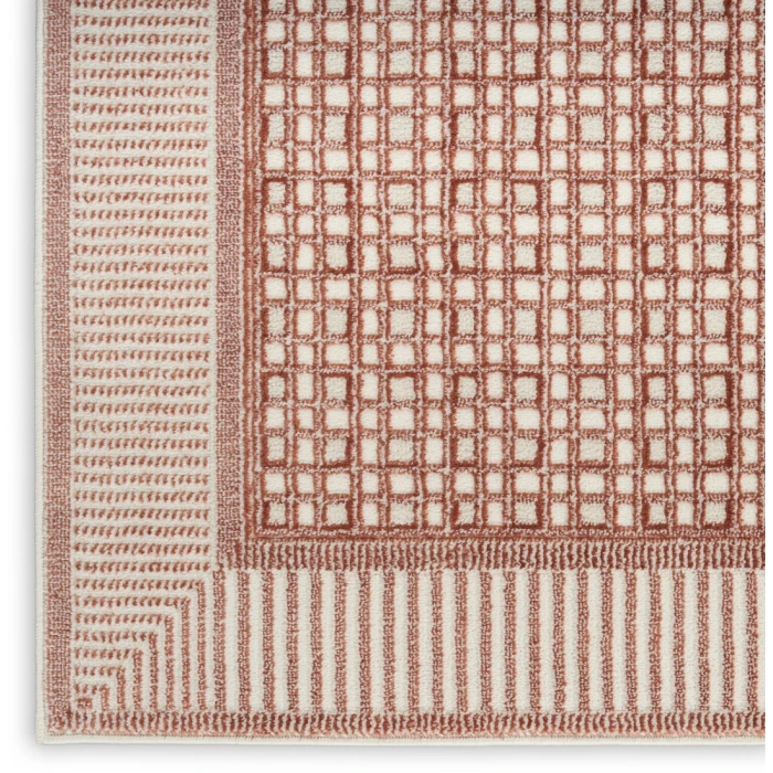 Nourison Nordic Brick Ivory NRC03 10ft. x 14ft. Rect. Rug