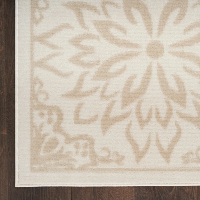 Nourison Jubilant Ivory Beige JUB06 9 ft. X 12 ft. Rect. Rug