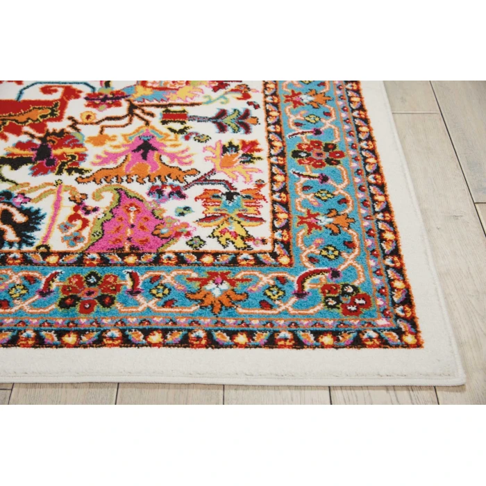 Nourison Home Oakdale White OKD06 7ft.10in. x 10ft. Rect. Rug