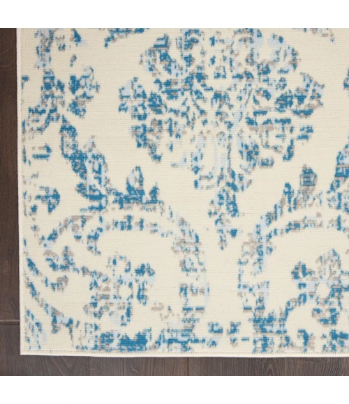 Nourison Jubilant Area Rug JUB09-Ivory/Blue
