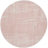 Nourison Home Whimsicle WHS09 Pink Ivory 5 ft. Round Area Rug